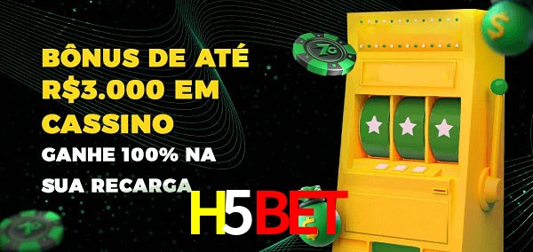 H5Bet melhor bônus de depósito